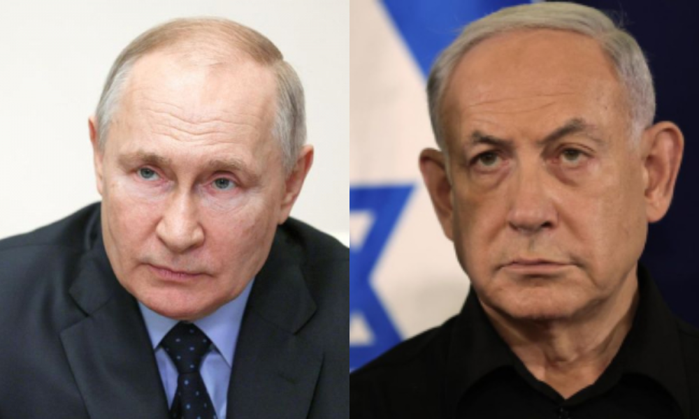 Putin fala com Netanyahu por telefone pela 2ª vez em duas semanas