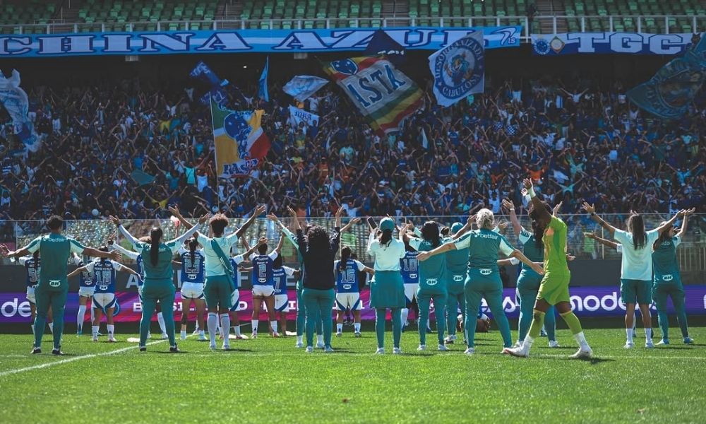 Cruzeiro registra recorde de vendas para jogo da semifinal contra o Palmeiras no Brasileiro Feminino