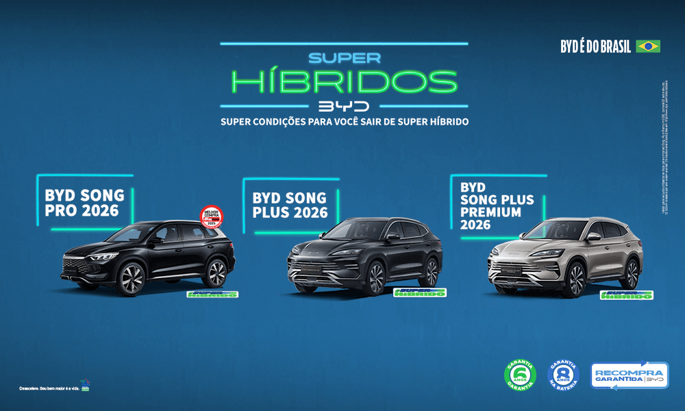 Híbridos avançam no Brasil: entenda como funcionam os carros que mais ganham espaço nas ruas do país
