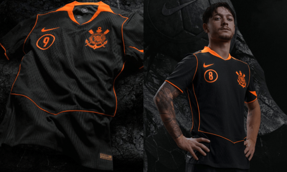 Corinthians lança nova camisa baseada na coleção ‘Total 90’