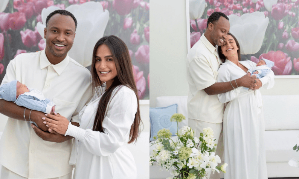 Carol Peixinho e Thiaguinho publicam ensaio fotográfico com os primeiros registros de Bento