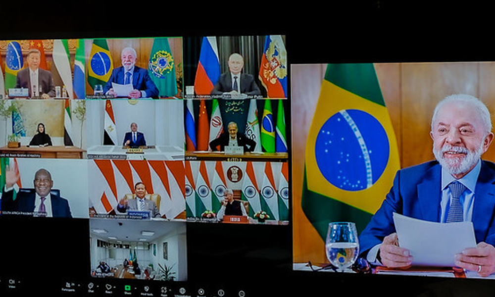 Reunião virtual convocada pelo Lula com o Brics para debater a defesa do multilateralismo