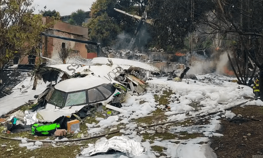 O acidente com o avião da Voepass/Passaredo, ocorrido em 9 de agosto de 2024 e que matou 58 passageiros e quatro tripulantes.