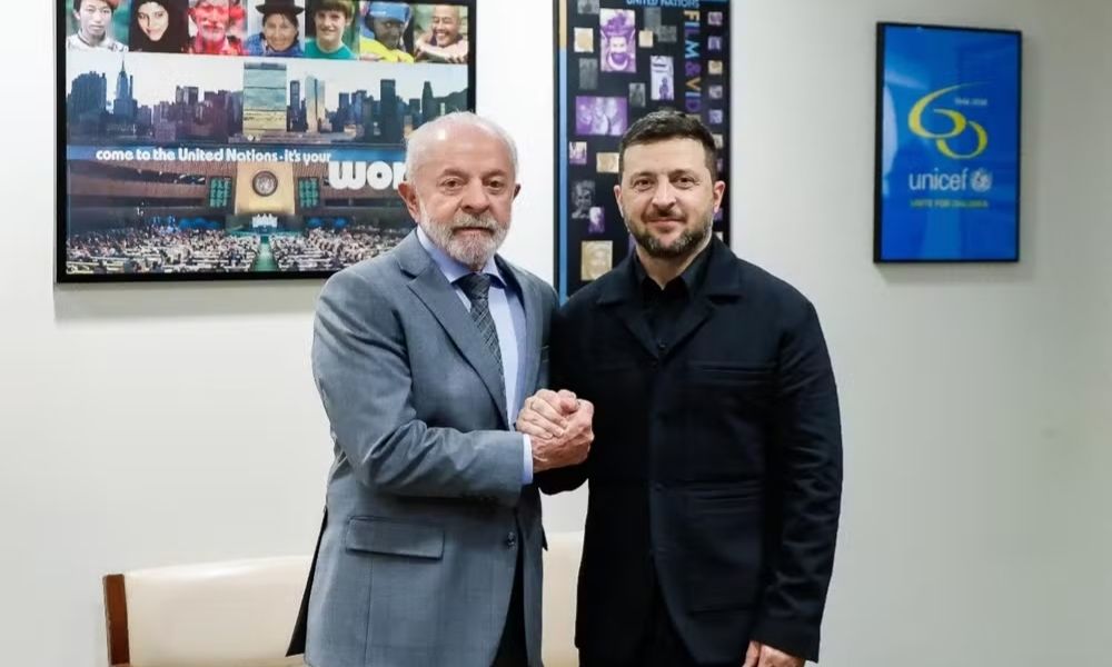 Lula se encontra com Zelensky, defende ‘solução realista’ para conflito com Rússia e diz não ver saída militar para a guerra