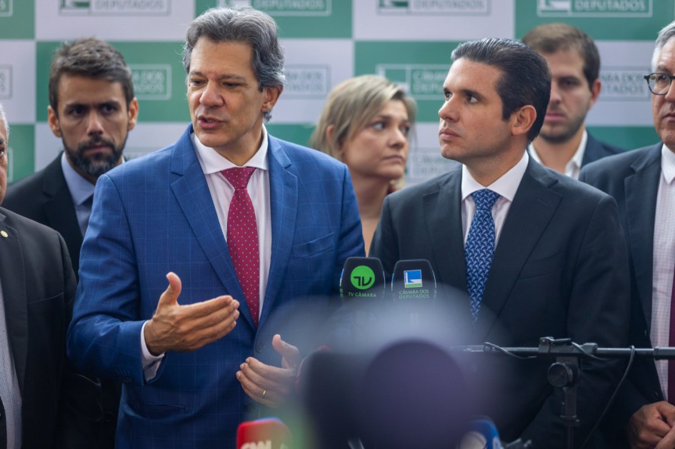 Reunião de Fernando Haddad com o Presidente da Câmara dos Deputados, Deputado Hugo Motta