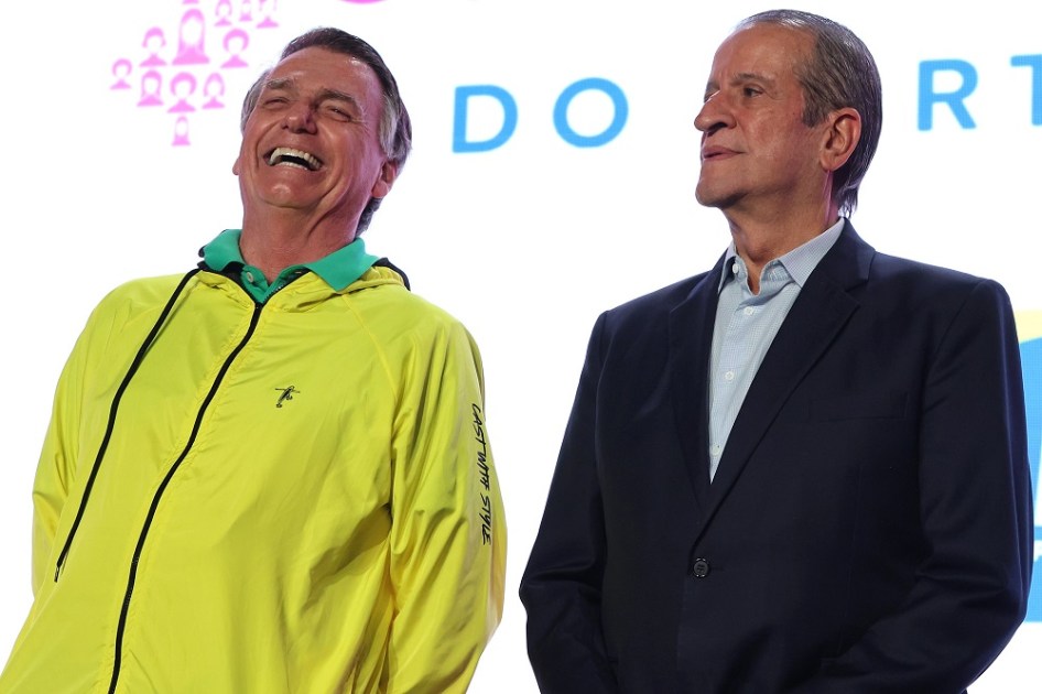 O Presidente Nacional do Partido Liberal, Valdemar Costa Neto, o Presidente de Honra do PL, Jair Bolsonaro