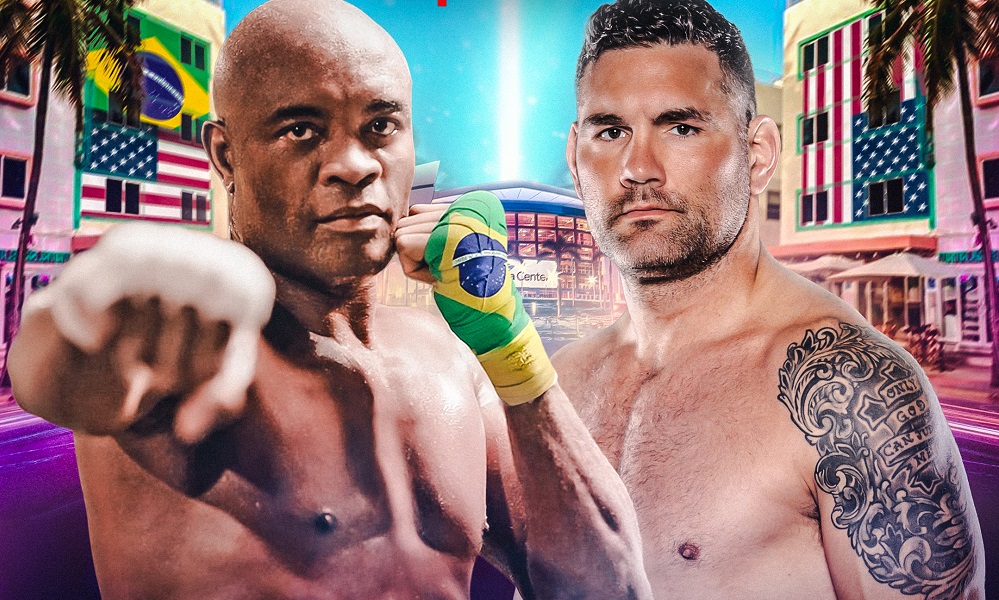 Anderson Silva enfrenta Weidman em evento transmitido pela Netflix