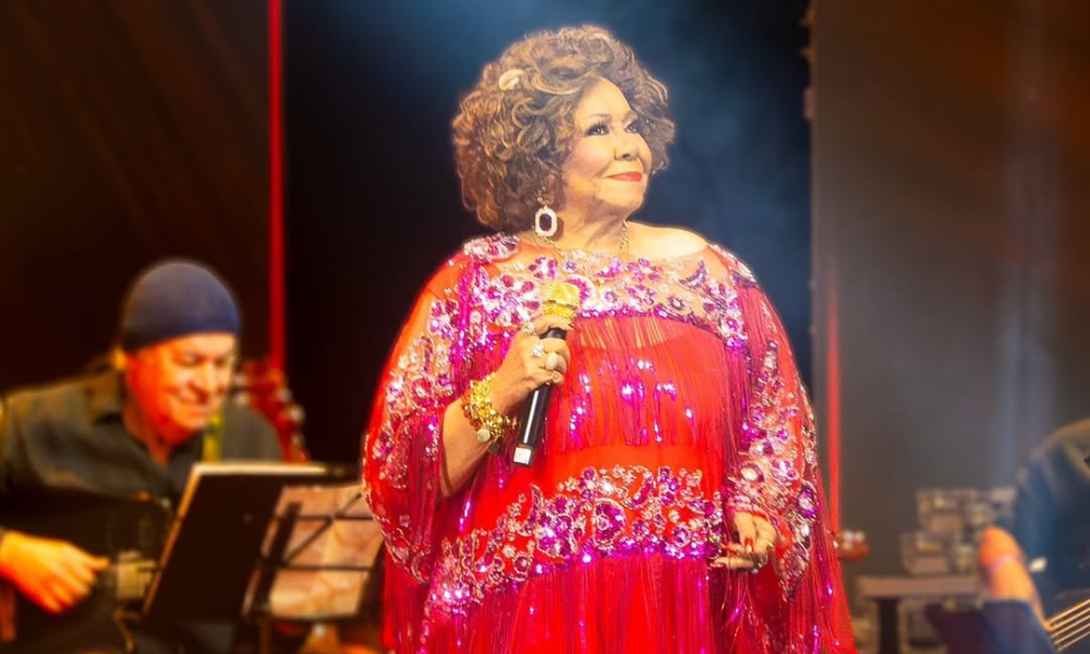Moraes marca presença em show de Alcione e cantora dedica apresentação ao ministro