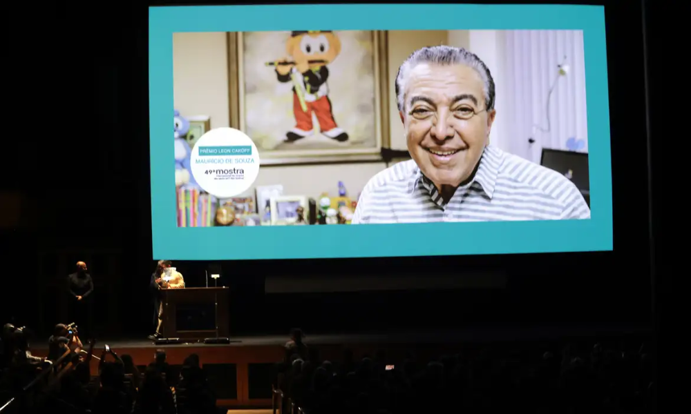 Mauricio de Sousa é homenageado na abertura da Mostra de Cinema de SP