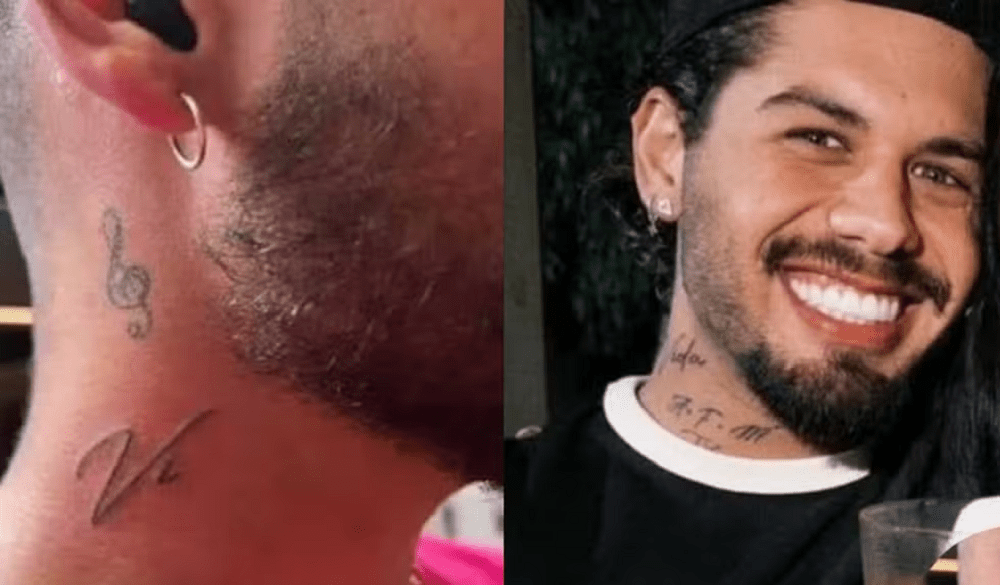 Zé Felipe faz mudança em tatuagem dedicada à Virginia