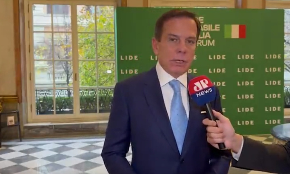 Ex-governador de São Paulo, João Doria, comenta a situação jurídica do ex-presidente da República, Jair Bolsonaro, em entrevista concedida à Jovem Pan