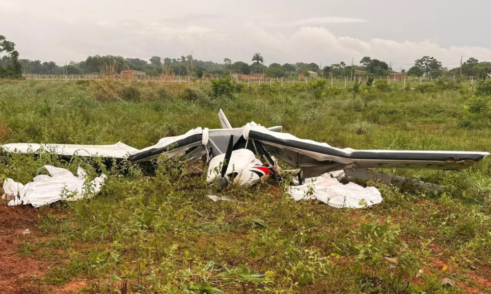 Queda de avião de pequeno porte deixa 2 mortos em Mato Grosso