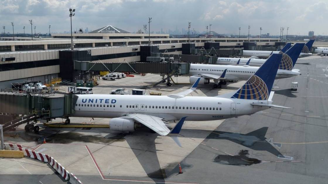 avião da united airlines