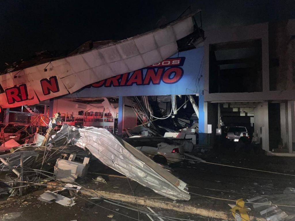 Paraná registrou três tornados com ventos de até 330 km/h