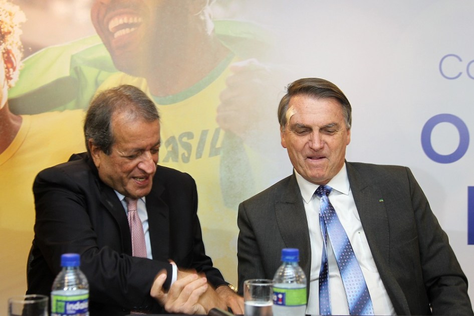 Brasília/ DF, 25.05.2023 - PL MULHER - O Presidente Nacional do PL, Valdemar Costa Neto, o Presidente de Honra do PL, Jair Bolsonaro,