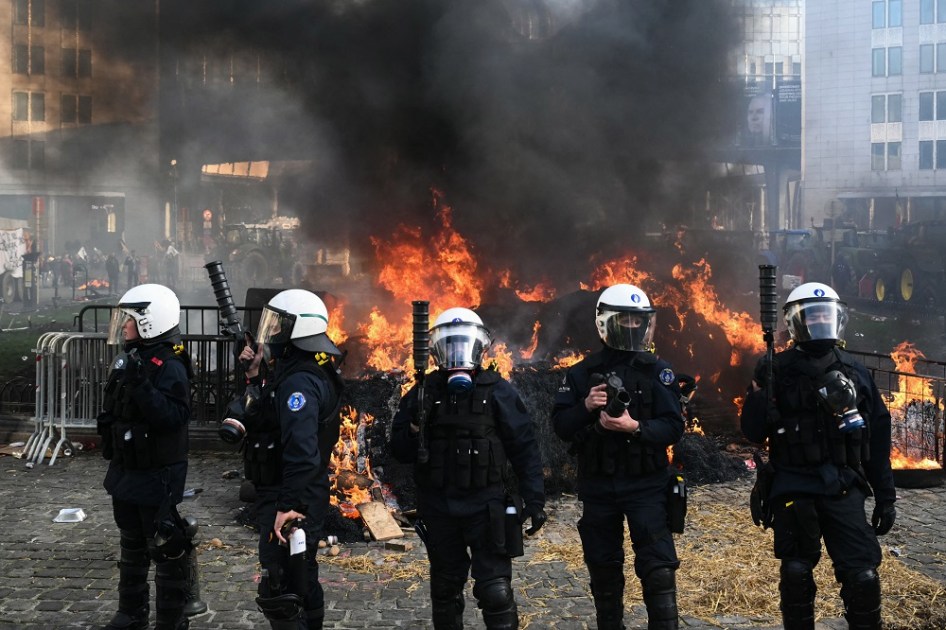 Protesto Bruxelas