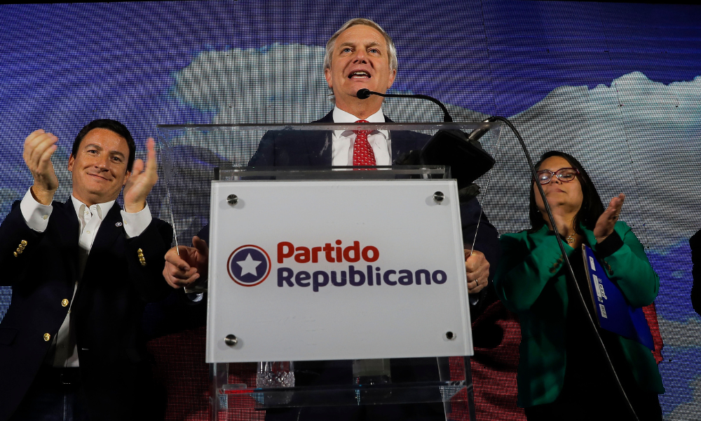 Jose Antonio Kast comemorou o resultado das eleições constituinte no Chile