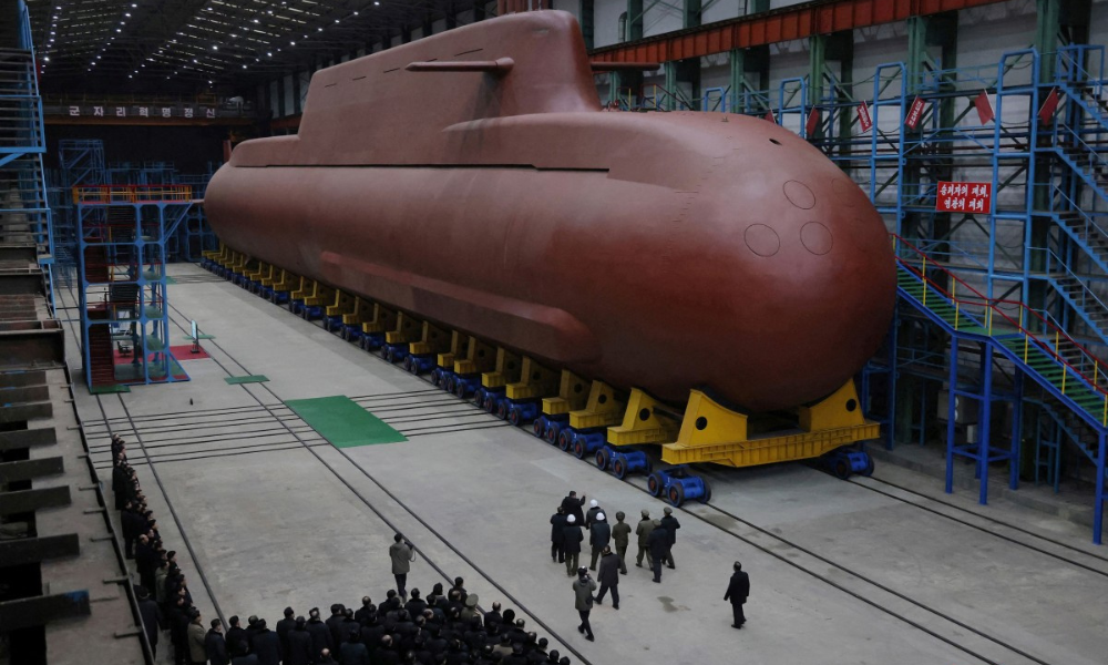 Coreia do Norte divulga primeiras imagens de submarino nuclear