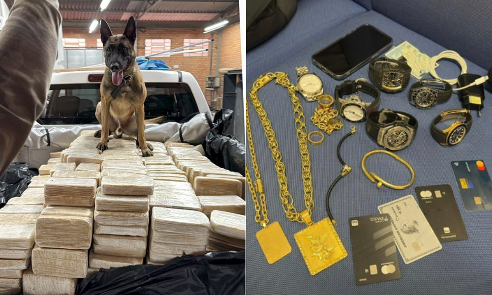 PF apreende mais de 600 kg de cocaína em Blumenau; dois são presos