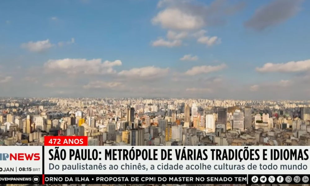 472 anos de São Paulo: Do 'paulistanês' ao chinês