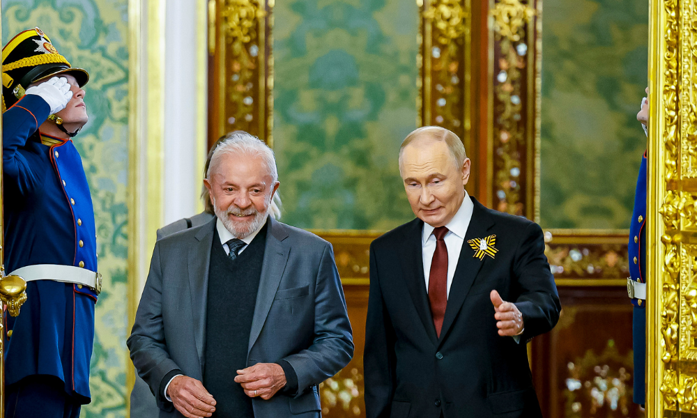 Relações Rússia-Brasil se desenvolvem com sucesso, diz Putin em mensagem a Lula sobre 7/9