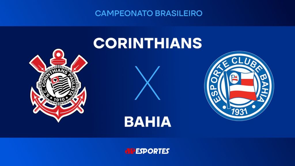 Campeonato Brasileiro: saiba onde assistir ao jogo entre Corinthians x Bahia