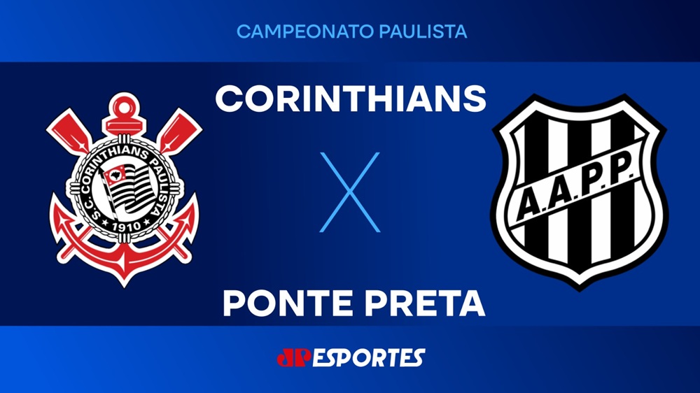 Corinthians x Ponte Preta: confira a transmissão da Jovem Pan ao vivo