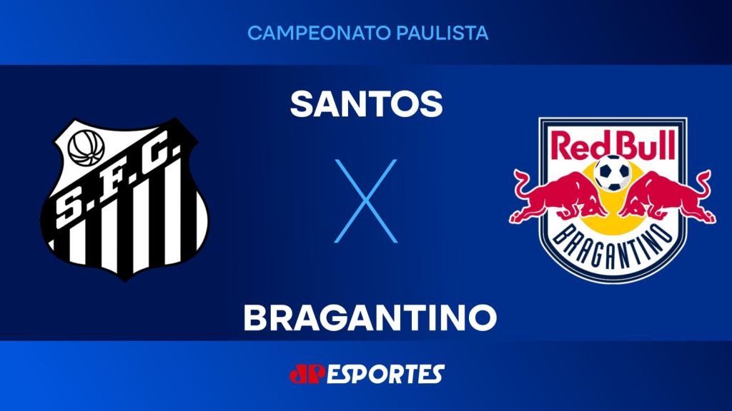 Santos x RB Bragantino: confira a transmissão da Jovem Pan ao vivo
