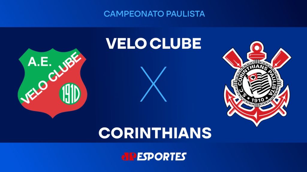 Velo Clube x Corinthians: confira a transmissão da Jovem Pan ao vivo