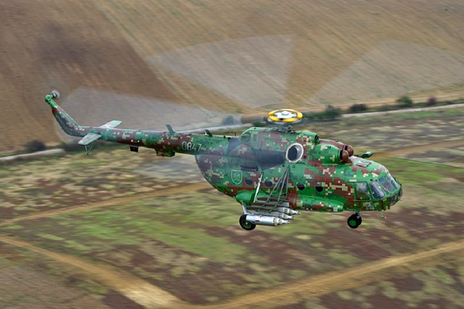Foto ilustrativa do helicóptero Mi-17