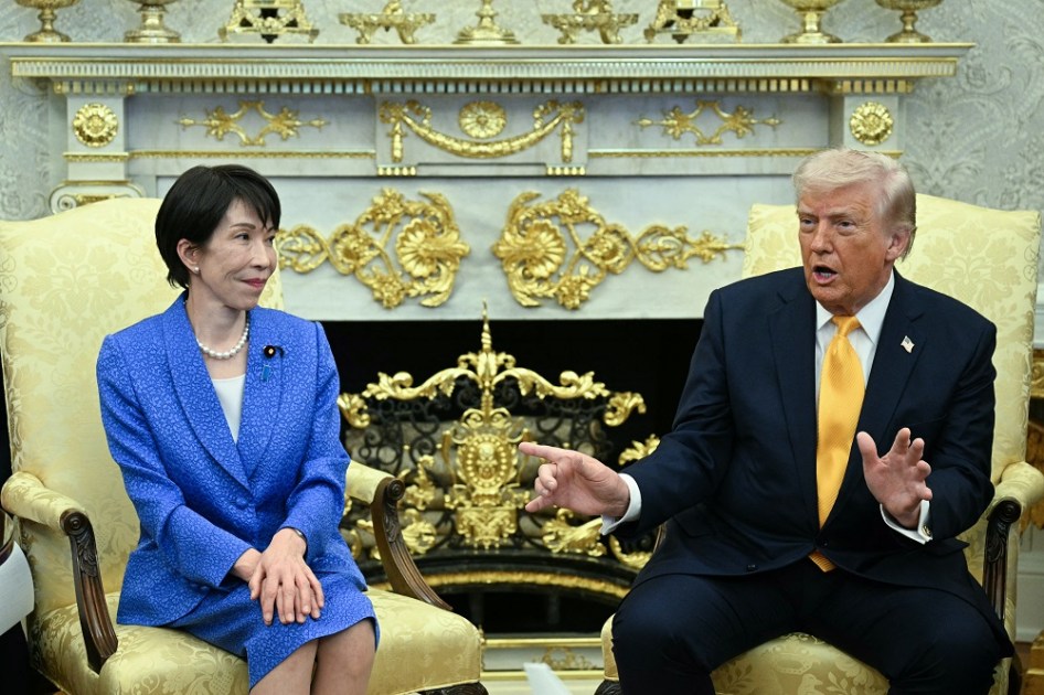 Turmp e Primeira minstra do japao