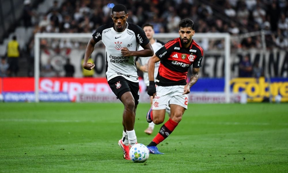 Corinthians não aproveita jogador a mais e fica no empate em 1 a 1 com o Flamengo
