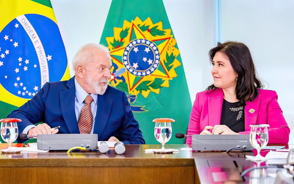 Lula reafirma pré-candidatura de Tebet ao Senado e declara apoio à ministra