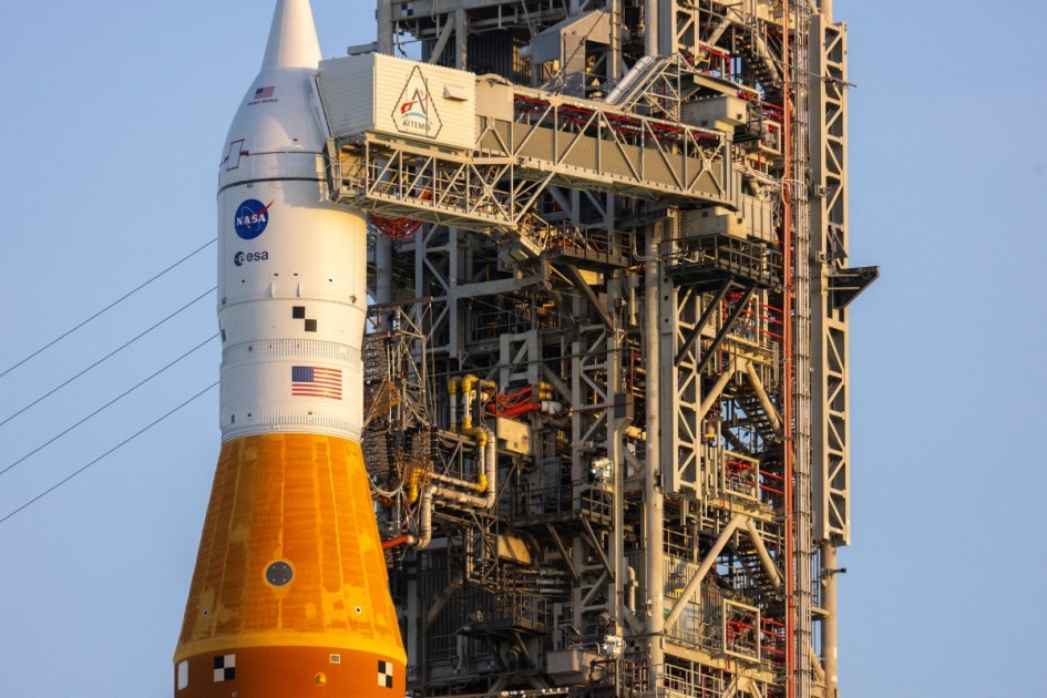 Espaçonave Orion, da Missão Artemis II, que levará astronautas de volta à órbita da Lua