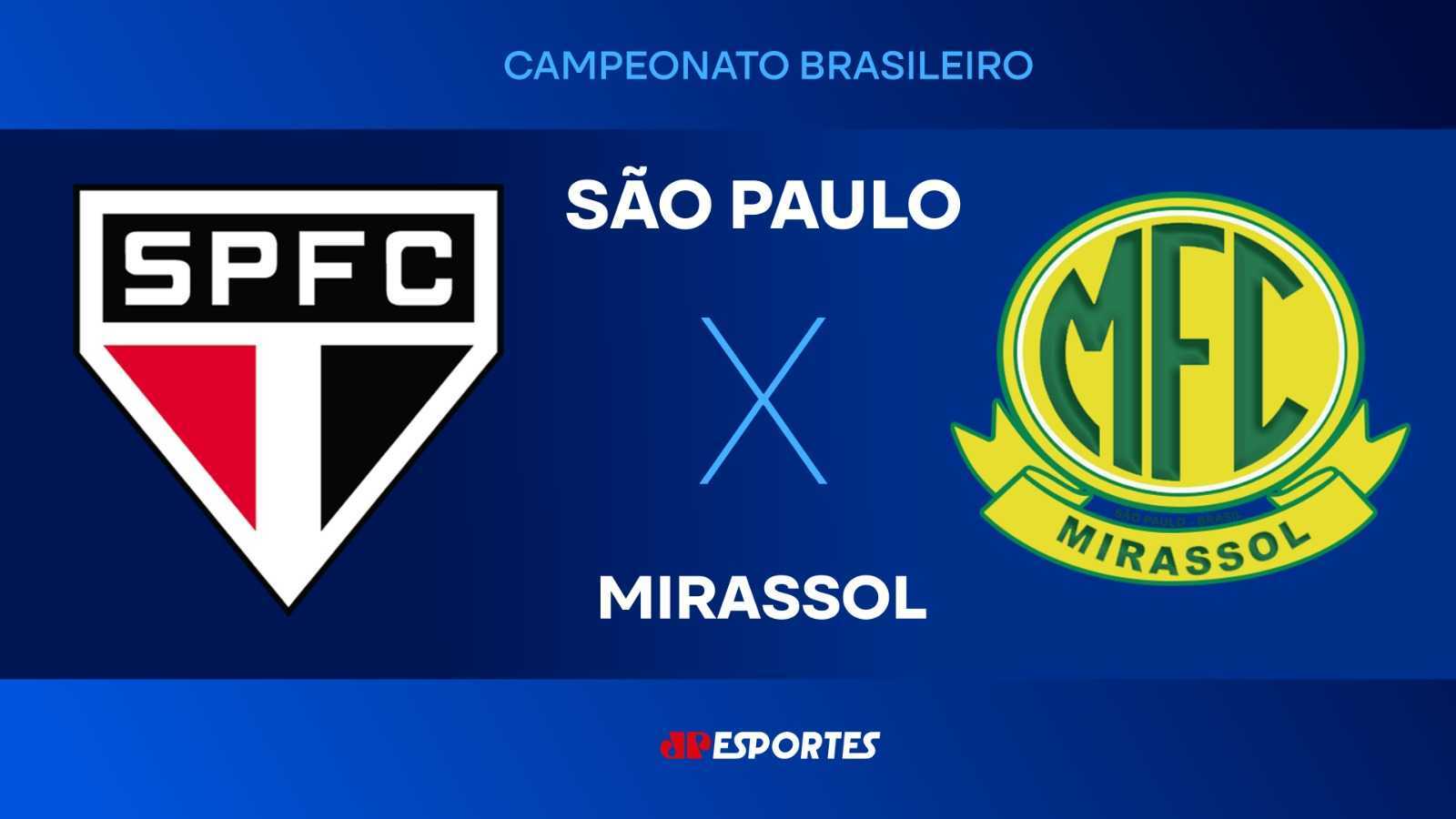 São Paulo x Mirassol: onde assistir ao vivo, horário e transmissão