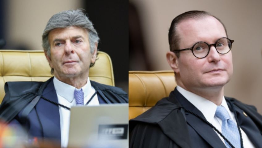 Ministros Luiz Fux e Cristiano Zanin