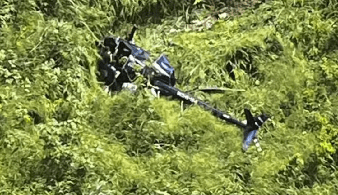 Queda de helicóptero em Campina Grande