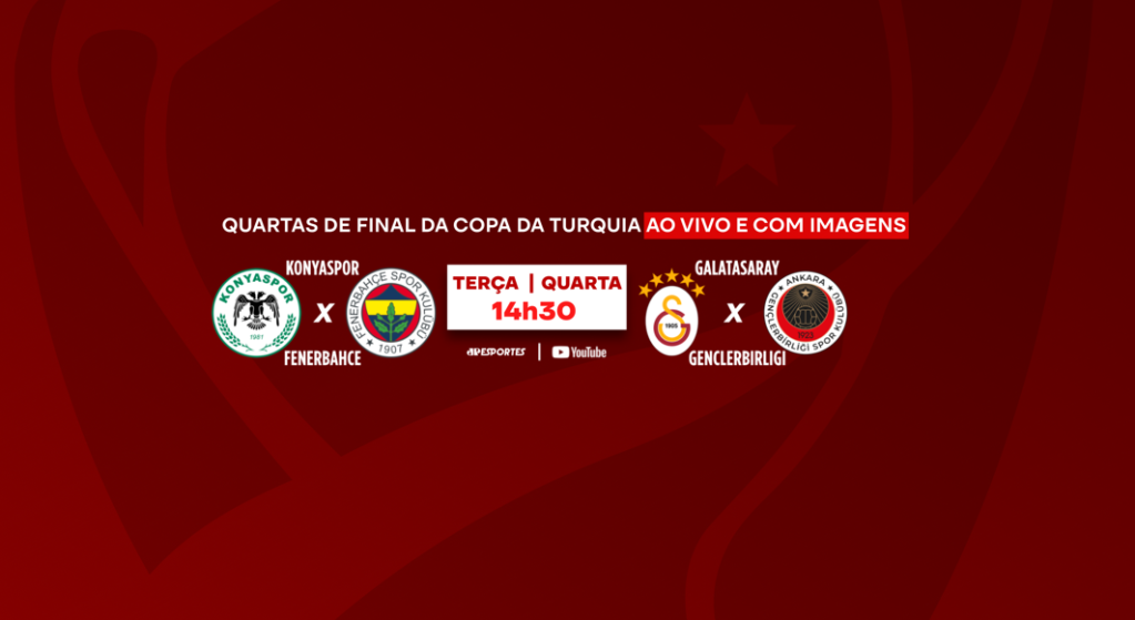 Jovem Pan transmite com exclusividade as fases decisivas da Copa da Turquia com presença de brasileiros em campo