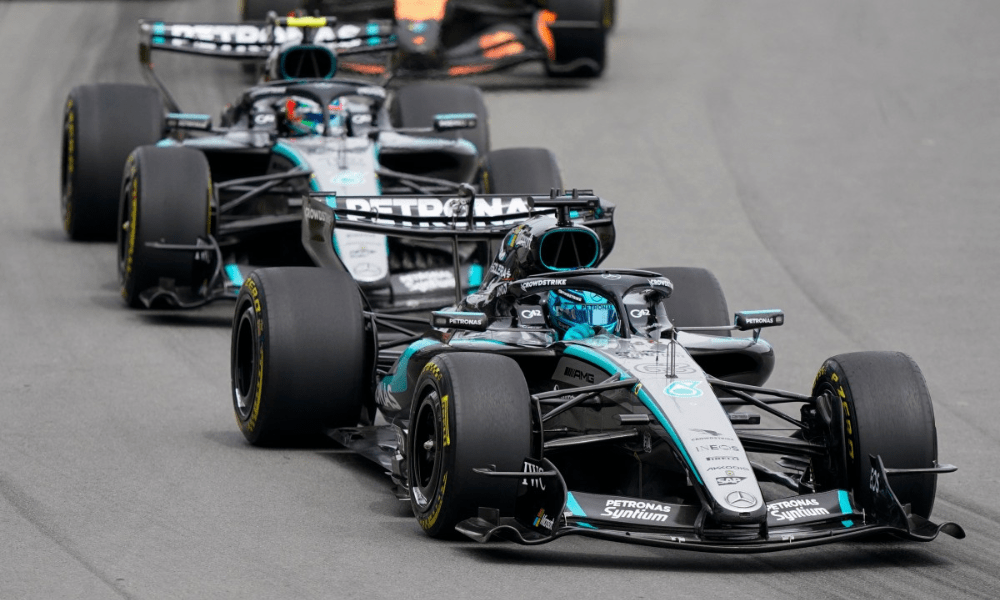 F1: Russell vence sprint do GP do Canadá após desavença com Antonelli