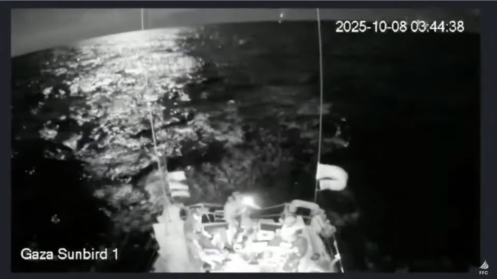 Veleros assaltados por Israel. Os novos barcos da Flotilha da Liberdade-Mil Madleens, que navegaram para Gaza com o objetivo de romper o bloqueio de Israel, foram interceptados estes milhões em águas internacionais por Israel e seu alcance de 140 participantes foram detidos, confirmaram a campanha Rumbo em Gaza. EFE/ Campanha de Rumbo a Gaza da Flotilha da Liberdade-Mil Madleens // SOLO USO EDITORIAL/SOLO DISPONIBLE PARA ILUSTRAR LA NOTICIA QUE ACOMPAÑA (CRÉDITO OBLIGATORIO)