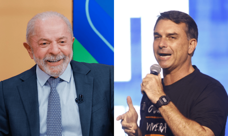 Lula lidera no 1º turno e empata tecnicamente com Flávio no 2º