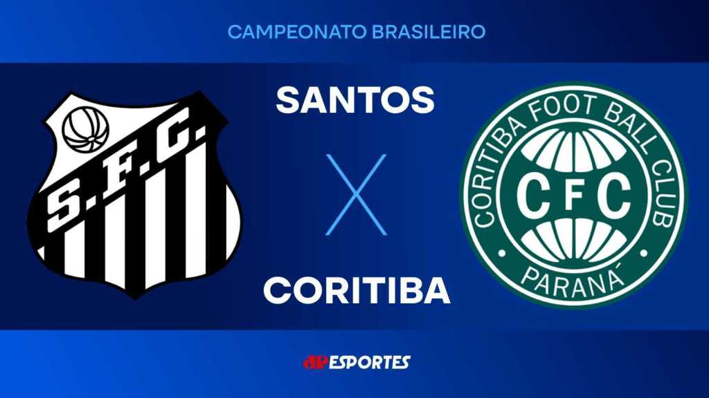 Santos x Coritiba: assista à transmissão da Jovem Pan ao vivo