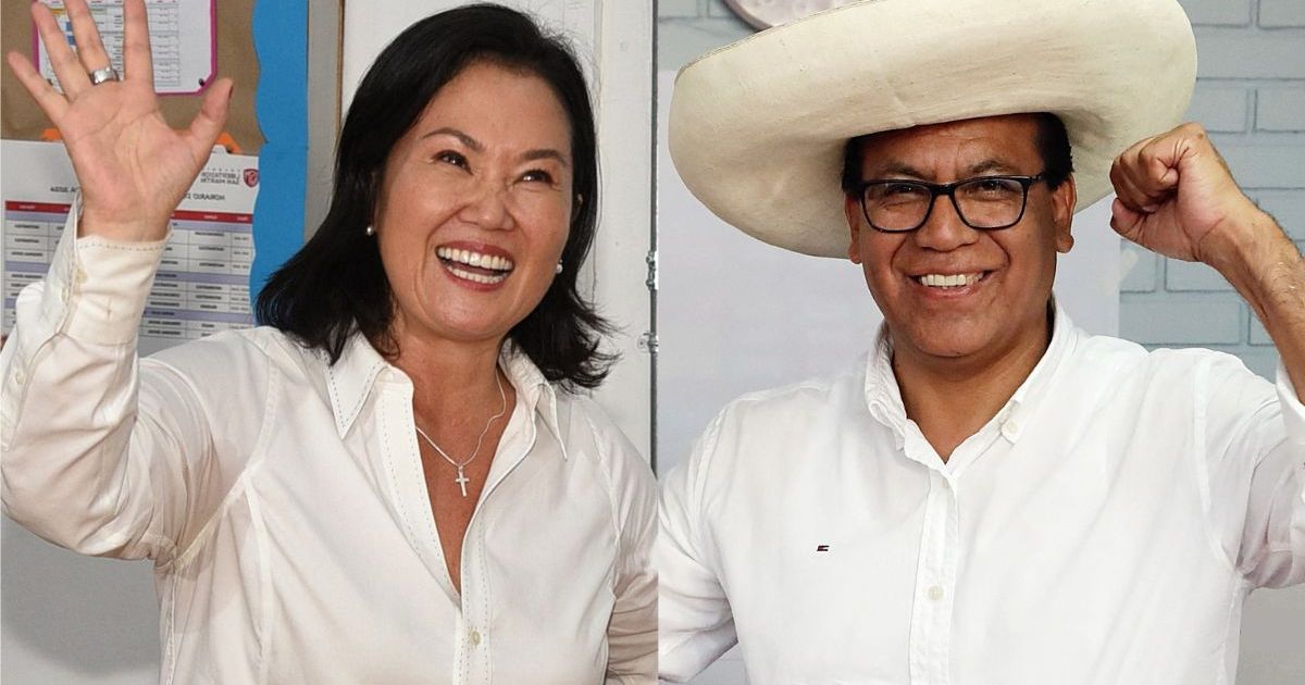 Keiko Fujimori e Roberto Sánchez disputam presidência do Per