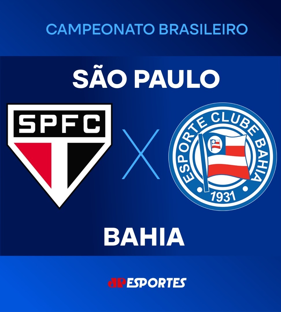 São Paulo x Bahia: assista ao vivo à transmissão da Jovem Pan