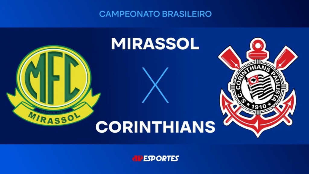 Mirassol x Corinthians: assista ao vivo à transmissão da Jovem Pan