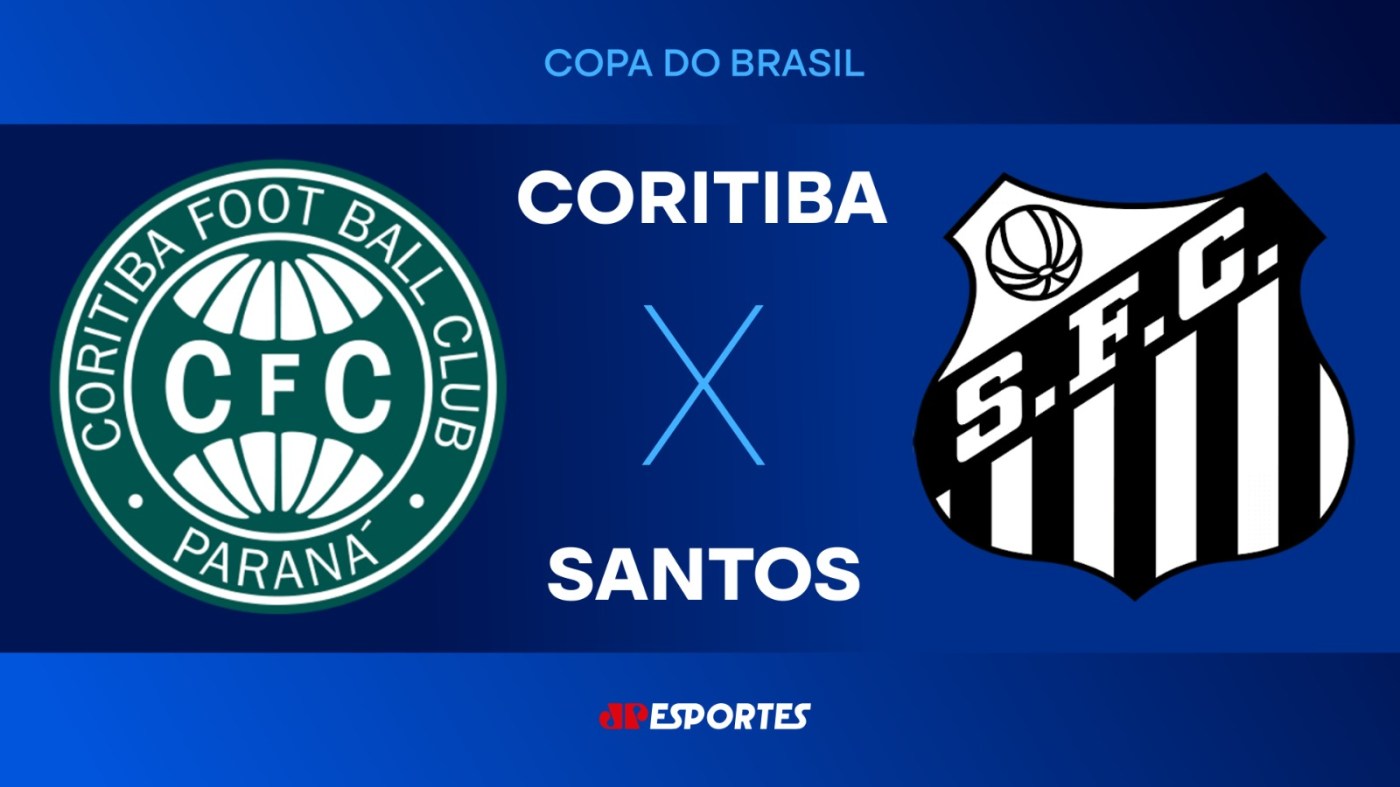 Coritiba x Santos: assista ao vivo à transmissão da Jovem Pan