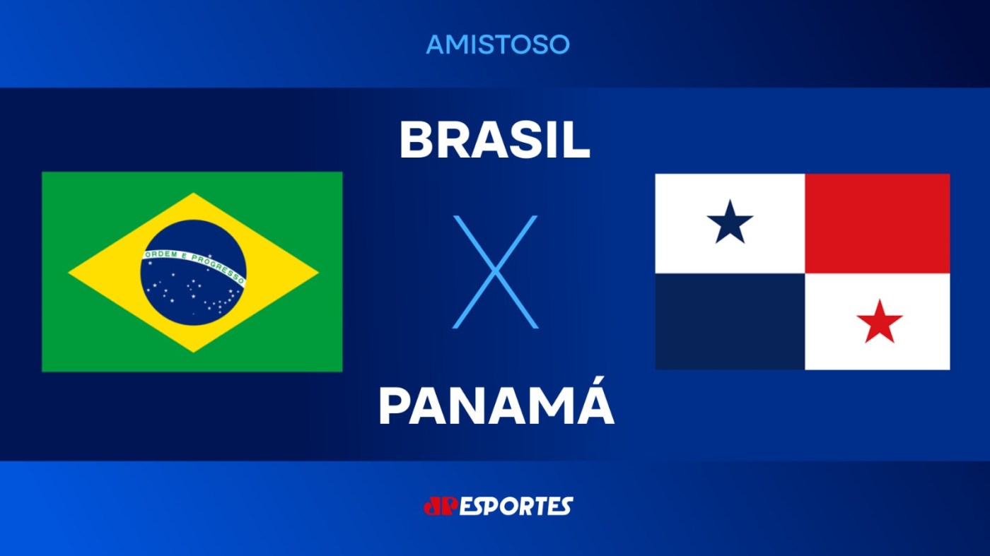 Brasil x Panamá: assista ao vivo à transmissão da Jovem Pan