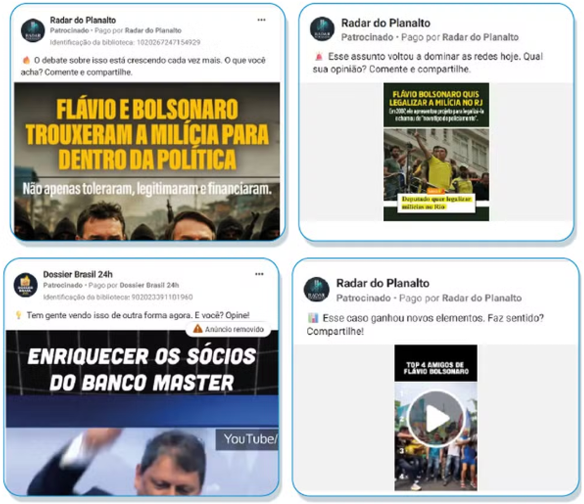 Posts contra Flávio anexados por Frias
