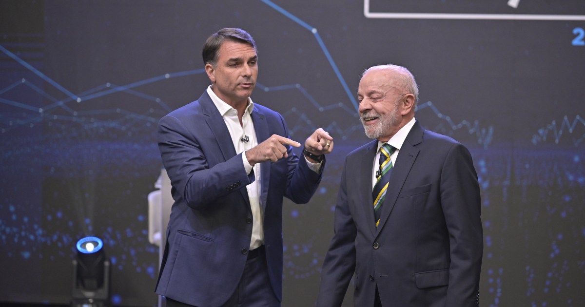 Campanha de Flávio faz jantar após debate e celebra desempenho do senador: ‘Irritou Lula’