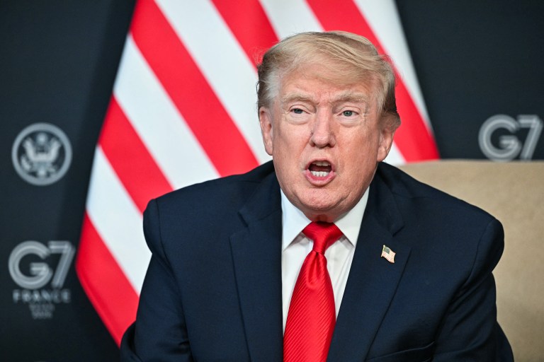 Donald Trump durante participação no G7, em 16 de junho de 2026